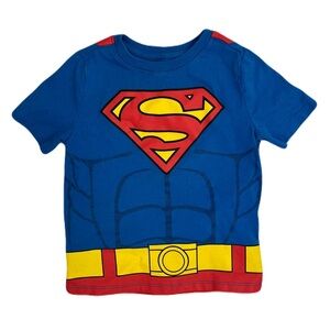 Superhero Kids Costume T-Shirt - Blue and Red